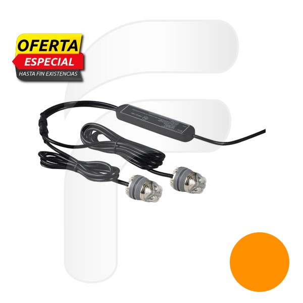 KIT LUZ ESTROBOSCÓPICA LED 9/30V 28X34X24.5 MM FA410025